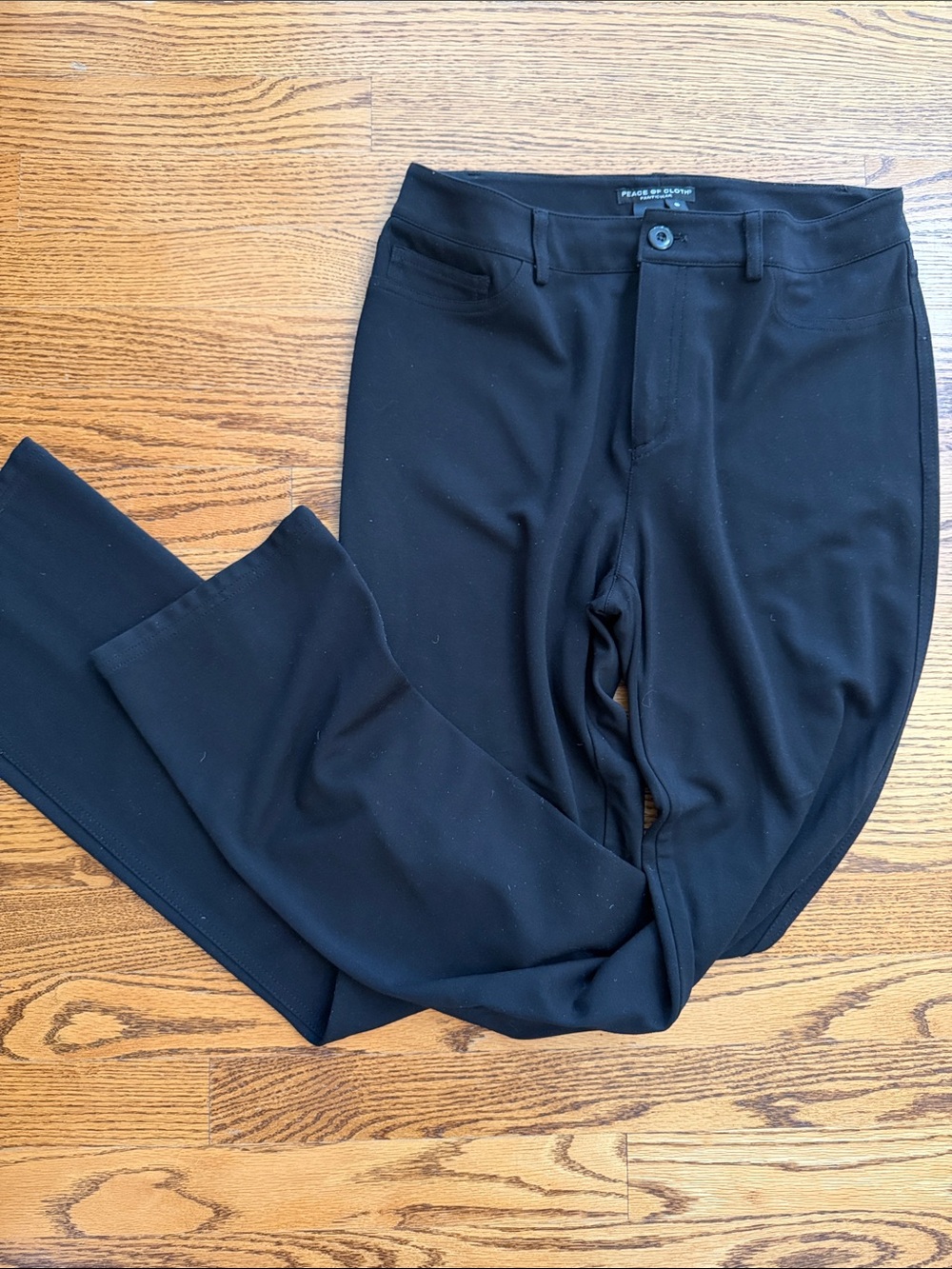 Peace of Cloth women’s black pants, size 6